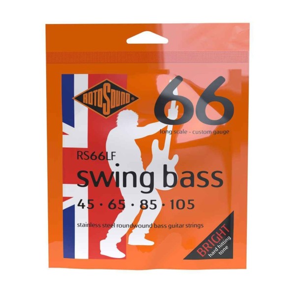 Rotosound RS66LF Swing Bass 66, Long Scale, Custom, 45-105