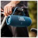 JBL Charge 6 Portable Bluetooth Speaker - Lifestyle Image, Outdoors, looped on bike handle