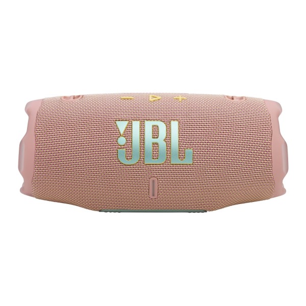 JBL Charge 6 Portable Bluetooth Speaker with Powerbank, Pink - Front