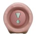 JBL Charge 6 Portable Bluetooth Speaker with Powerbank, Pink - Left side view and radiator