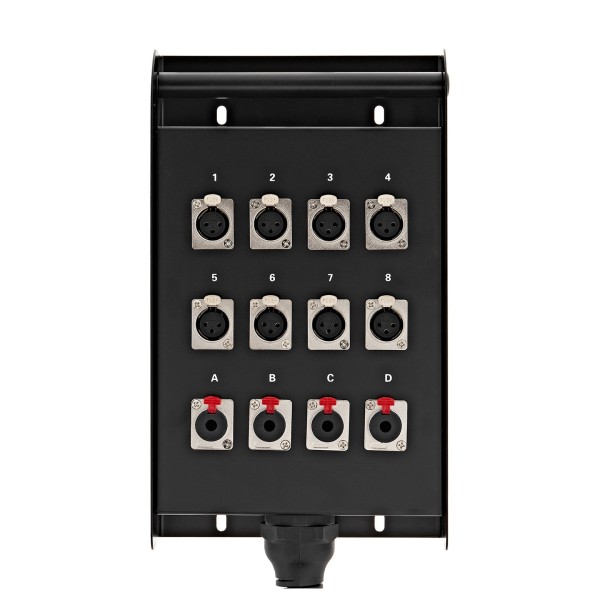 Studiospares 8 XLR/4 Jack Stage Box & Snake, 15m at Gear4music