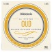 D'Addario EJ95 Silver-Plated Copper 11 String Oud, 22-41 - front
