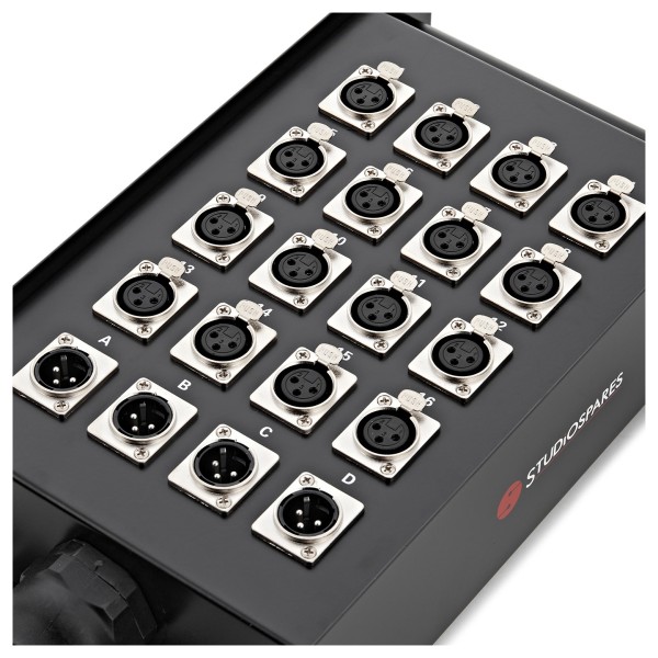 Studiospares 16/4 XLR Stage Box & Snake, 30m at Gear4music