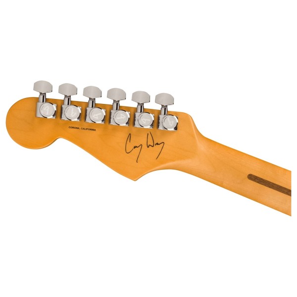 Fender Limited Edition Cory Wong Stratocaster, Surf Green - headstock back 