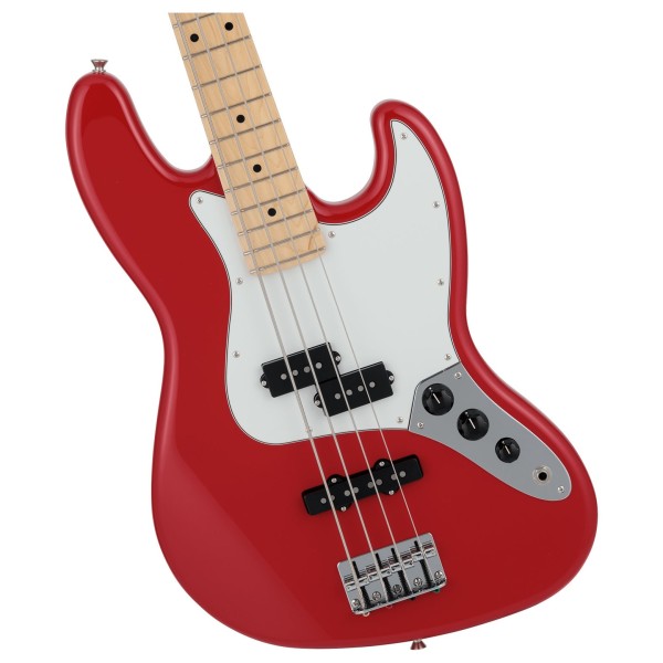 Fender Made in Japan Hybrid II Jazz Bass Klonowa szyjka Modena Red