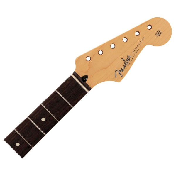 Fender Made in Japan Hybrid II Stratocaster Neck, 22 Narrow Tall Frets, 9.5in Radius, Rosewood - headstock 
