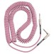 Fender Contour Coiled Cable, 9m/30ft, Burgundy Mist
