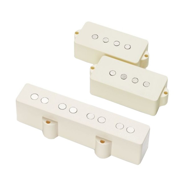 EMG GZR-PJHZ Geezer Butler Passive PJ Style Bass Pickup Set, Ivory
