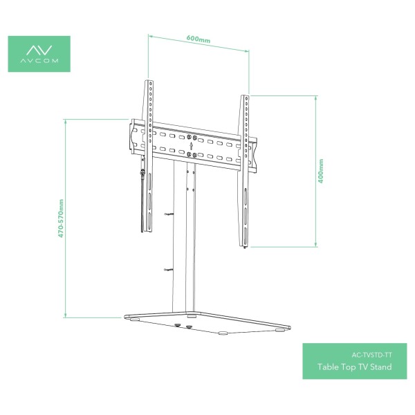 AVCOM Table Top TV Stand