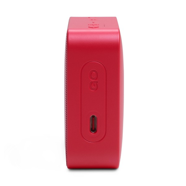 JBL GO Essential 2 Compact Portable Speaker, Red - usb side 