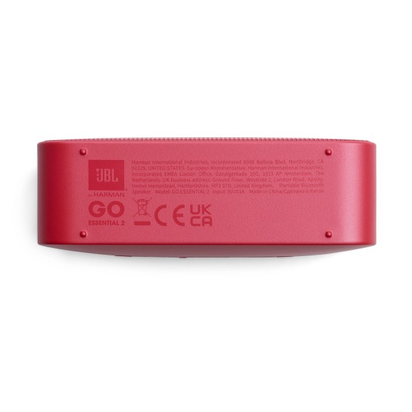 JBL GO Essential 2 Compact Portable Speaker, Red - under 
