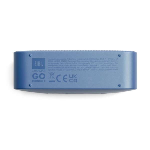 JBL GO Essential 2 Compact Portable Speaker, Blue - under 