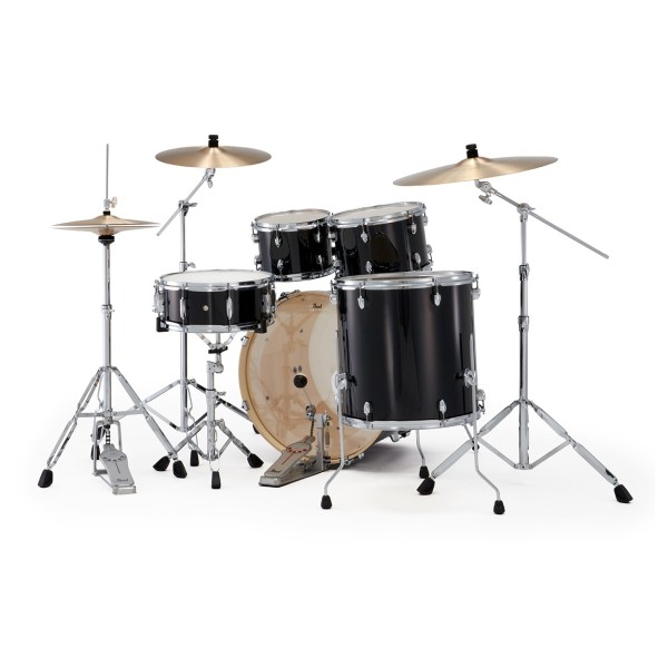 Pearl Export 22'' USA Fusion Drum Kit, Jet Black