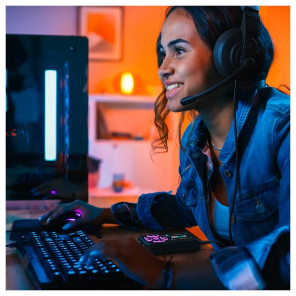 TC Helicon FUSE Gaming Headset Mic Enhancer and Voice FX Lifestyle