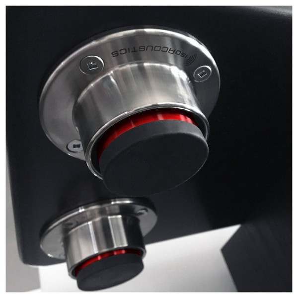 IsoAcoustics Stage 1 Isolators for Stage Boards and Amplifiers (4 Pack) - Lifestyle 3