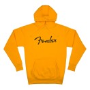 Fender Spaghetti Small Logo Zip Hoodie, Butterscotch Blonde, M