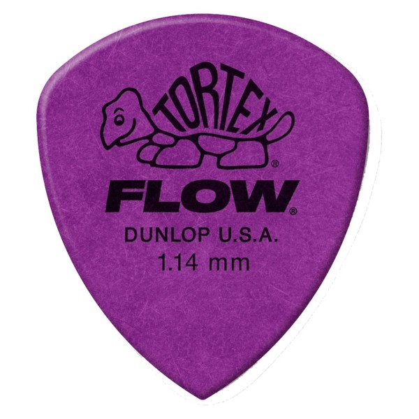 Dunlop 418P Tortex Standard Picks, 1.14mm, 12 Pack - front