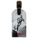 Fender Vintage Ad Luggage Tag, Surfer