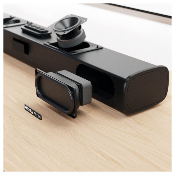 Majority Elias Dolby Atmos Soundbar, Black - driver ensemble 