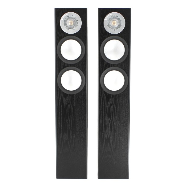 Monitor Audio Silver 200 6G Floorstanding Speaker (Pair), Black Oak ...