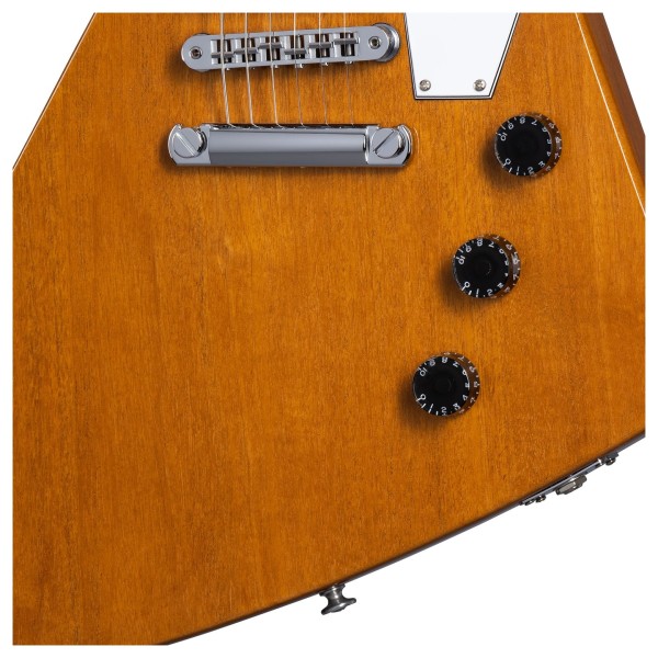 Gibson '70s Explorer, Antique Natural - knobs 