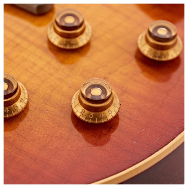 Gibson Custom 1959 Les Paul Standard BOTB Pg 90 Murphy Lab Light Aged #95413 - knobs 