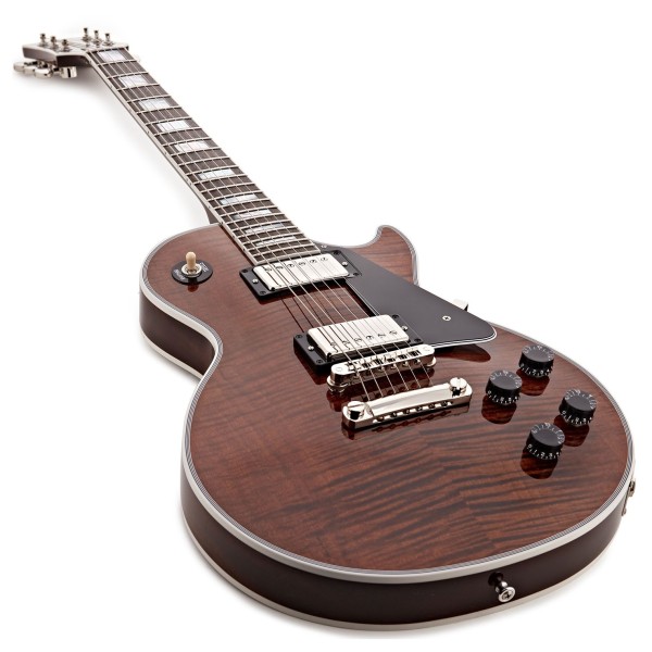 Gibson Custom Les Paul Custom Figured Rootbeer / Walnut Gloss #CS500660 - body and neck 