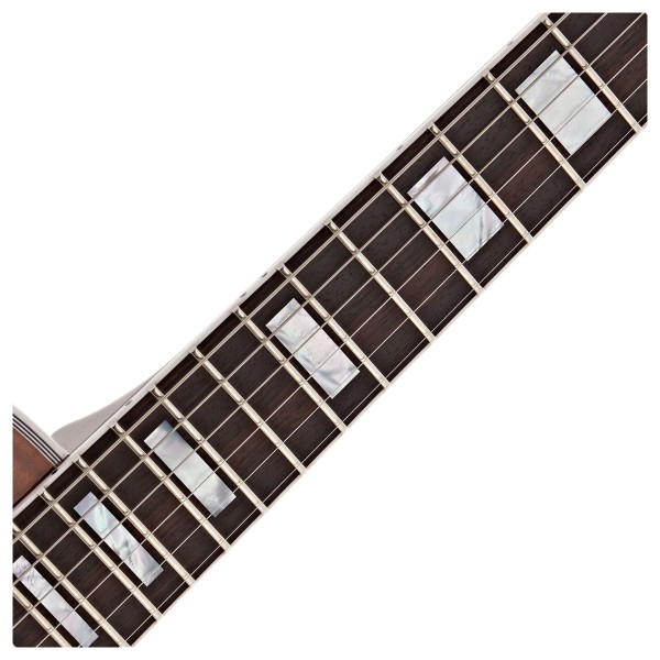 Gibson Custom Les Paul Custom Figured Rootbeer / Walnut Gloss #CS500660 - fretboard