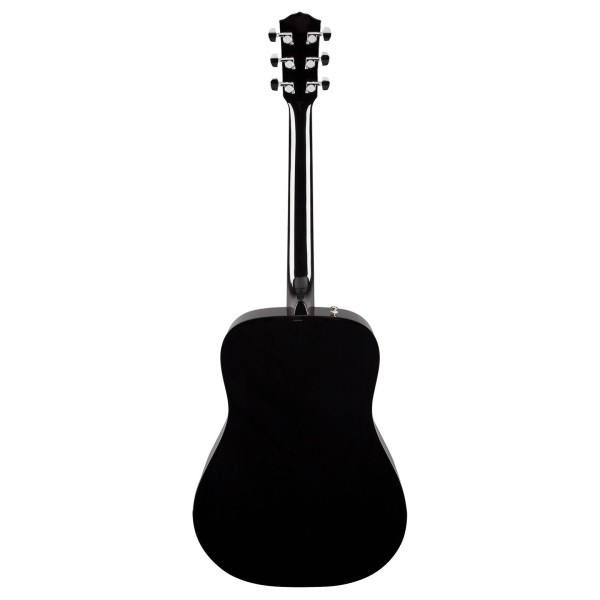 Fender CD-60 Dreadnought V3 DS, Black Walnut with Case - back 