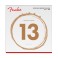 Fender Phosphor Bronze Acoustic Guitar Strings, Ball End, 60M .013-.056 Gauges, (6)