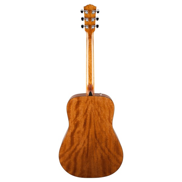 Fender CD-60 Dreadnought V3 DS, Natural Walnut with Case - back