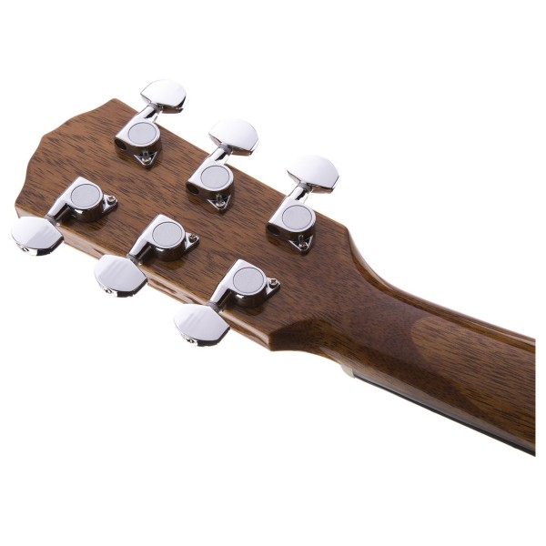 Fender CD-60 Dreadnought V3 DS, Natural Walnut with Case - headstock back 