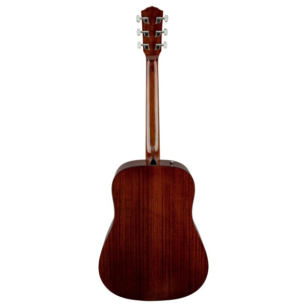 Fender CD-60 Dreadnought V3 DS, Sunburst Walnut with Case - back 