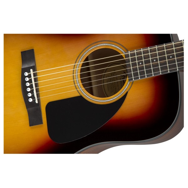 Fender CD-60 Dreadnought V3 DS, Sunburst Walnut with Case - body 