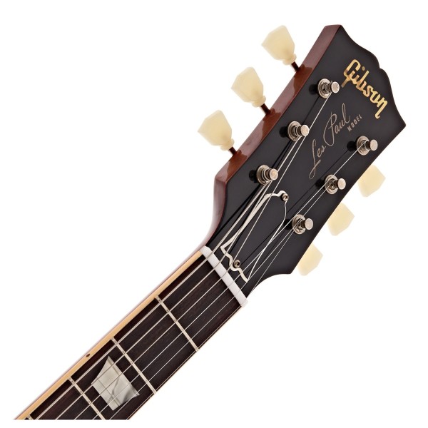 Gibson Custom 1958 Les Paul Standard Reissue VOS, Ice Tea Burst #841546 - headstock 