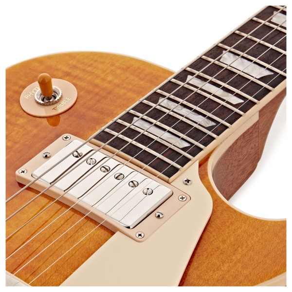 Gibson Les Paul Standard 50s Figured Top, Honey Amber #228840353 - pickups 