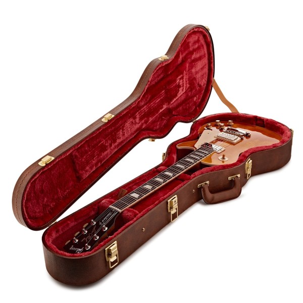 Gibson Les Paul Standard 50s Figured Top, Honey Amber #228840353 - case 