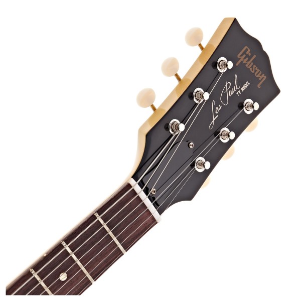 Gibson Custom 1958 Les Paul Junior Double Cut Reissue VOS, TV Yellow #85120 -headstock 