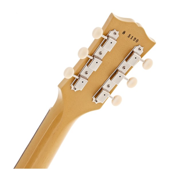 Gibson Custom 1958 Les Paul Junior Double Cut Reissue VOS, TV Yellow #85120 - headstock back 