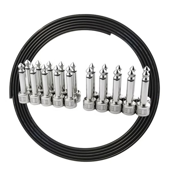 PedalPatch Solderless Patch Cable Kit, 20 Connectors, Large, 8m