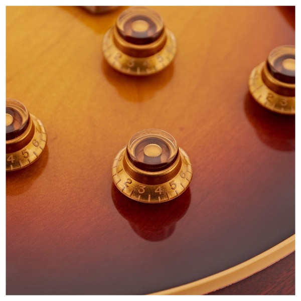 Gibson Custom 1958 Les Paul Standard Reissue VOS, Bourbon Burst #841546 - knobs