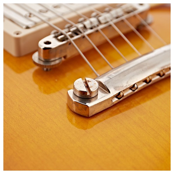 Gibson Custom 1958 Les Paul Standard Reissue VOS, Bourbon Burst #841546 - bridge 