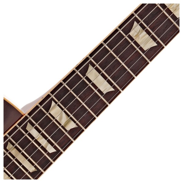 Gibson Custom 1958 Les Paul Standard Reissue VOS, Bourbon Burst #841546 - fretboard 