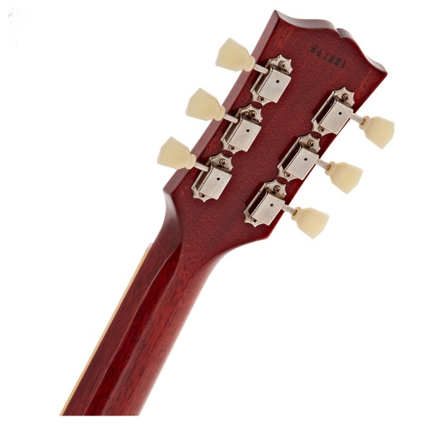 Gibson Custom 1958 Les Paul Standard Reissue VOS, Bourbon Burst #841546 - headstock back 