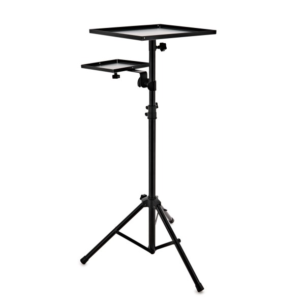 Adjustable Laptop Stand with Mouse Shelf by Gear4music