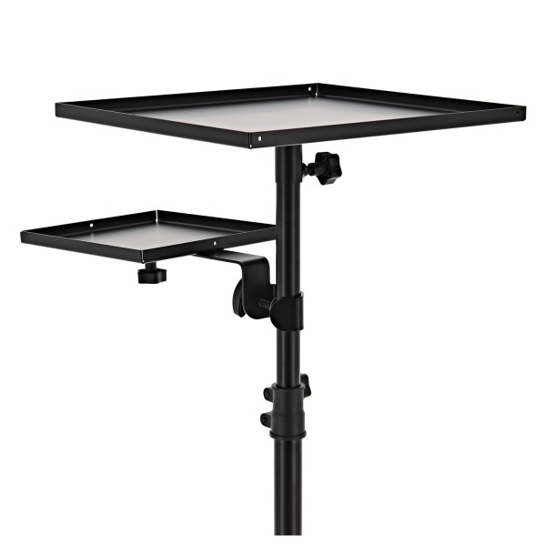 Adjustable Laptop Stand with Mouse Shelf by Gear4music