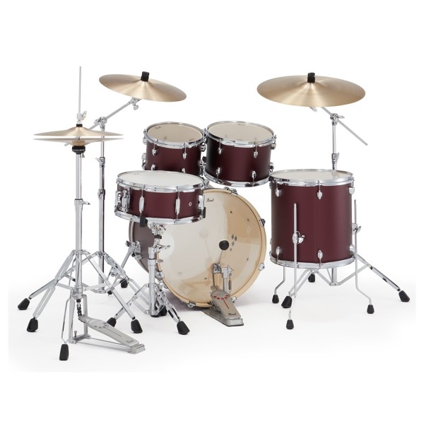 Pearl Export 20'' Fusion Drum Kit, Satin Scarlet