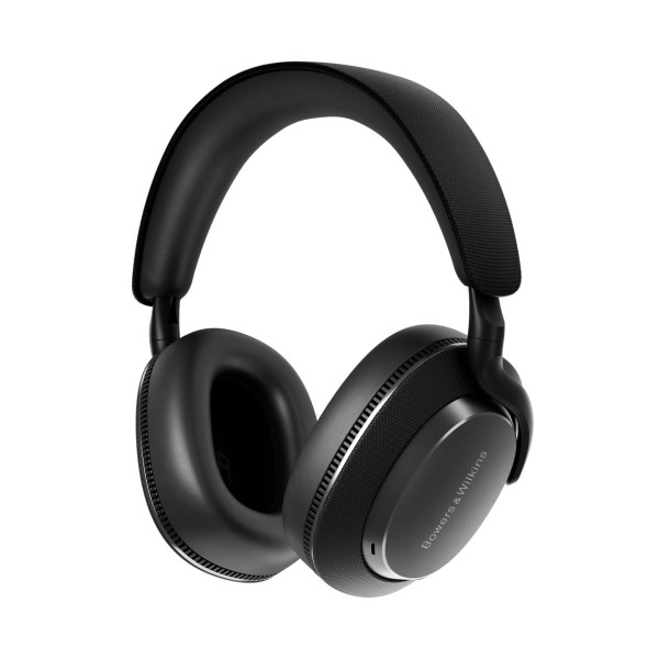 Bowers & Wilkins Px7 S3 Wireless Headphones, Anthracite Black - Angled, reverse