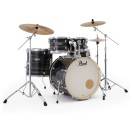 Pearl Export 22'' USA Fusion Drum Kit, Graphite Silver Twist