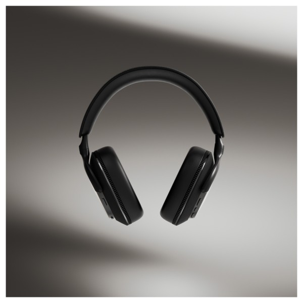 Bowers & Wilkins Px7 S3 Wireless Headphones, Anthracite Black - Beauty image, front on view